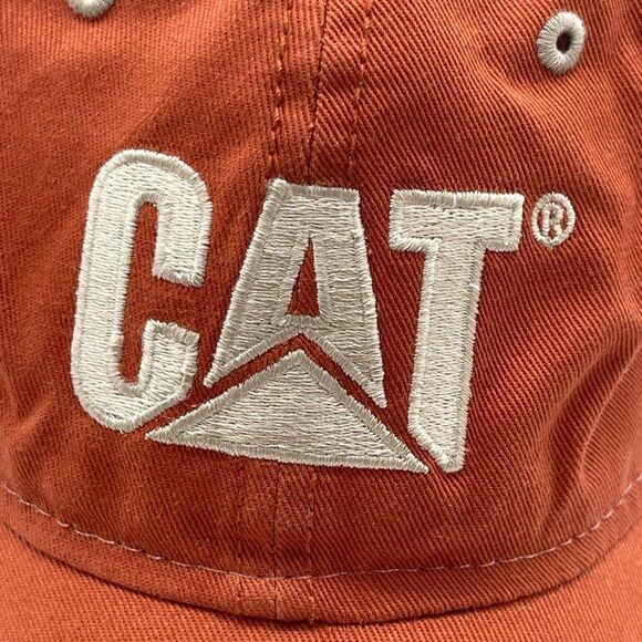 Vintage CAT Caterpillar  Trucker BallCap Hat - Picture 2 of 9